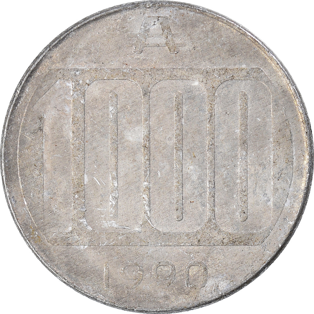 Moeda, Argentina, 1000 Australes, 1990