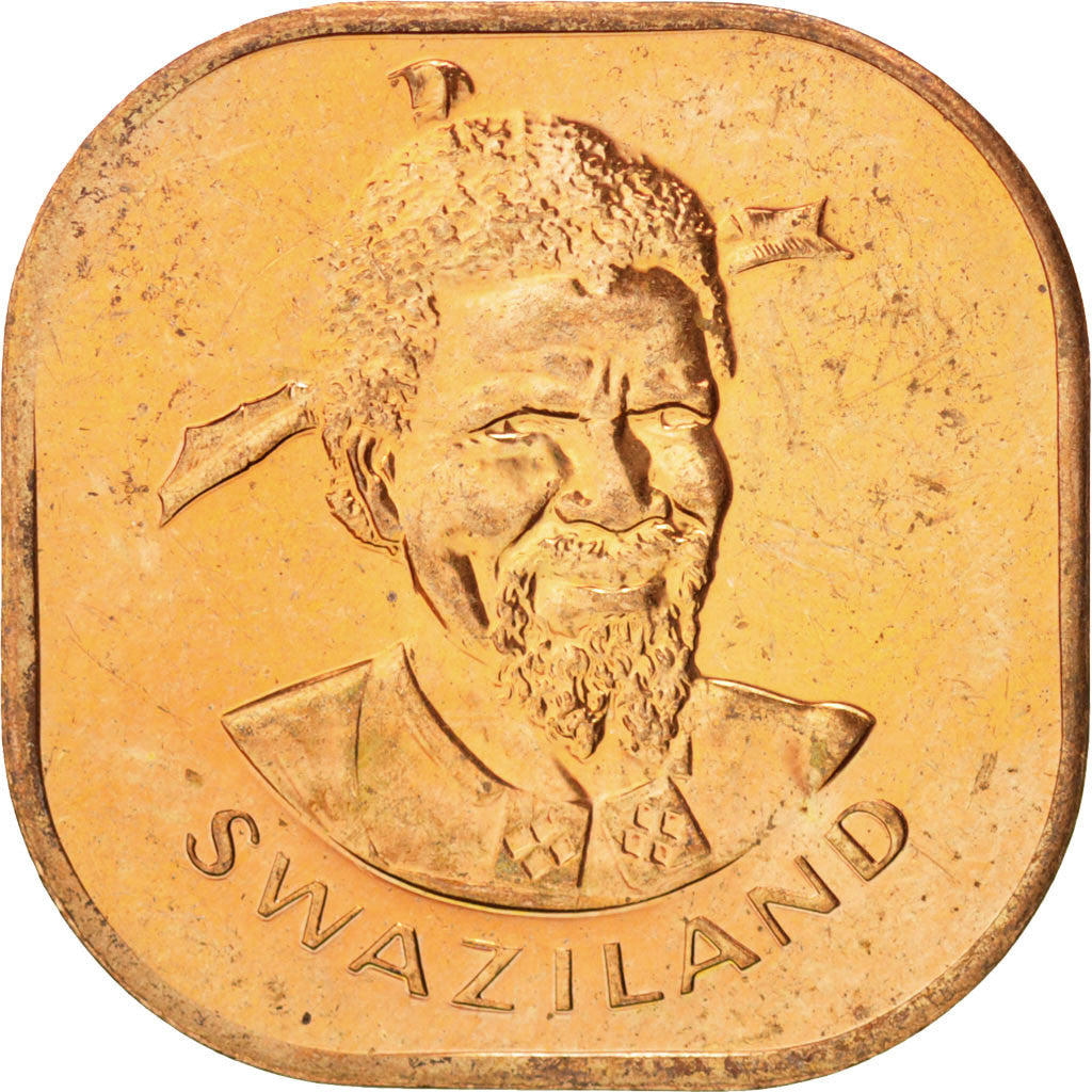 Swaziland, Sobhuza II, 2 Cents 1974, KM 8