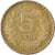 Moneda, INDIA-REPÚBLICA, 5 Rupees, 2009