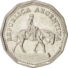 Coin, Argentina, 10 Pesos, 1963, AU(55-58), Nickel Clad Steel, KM:60
