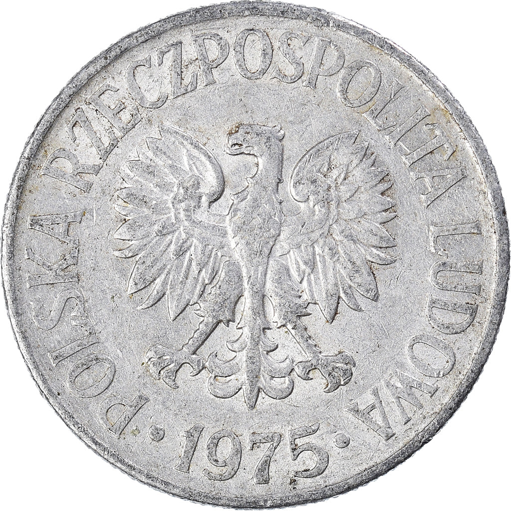 Moneta, Polonia, 50 Groszy, 1975