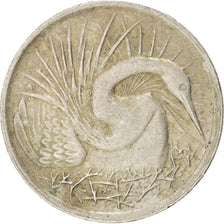 Singapore, 5 Cents, 1982, BB, Acciaio ricoperto in rame-nichel, KM:2a