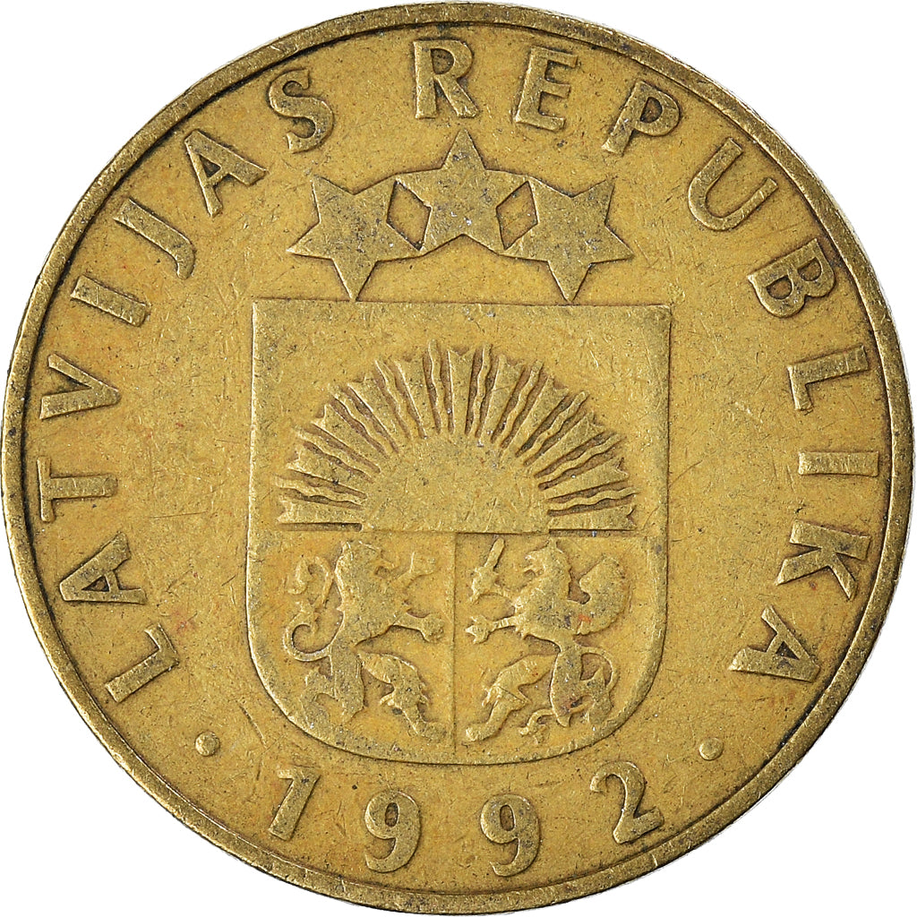 Coin, Latvia, 20 Santimu, 1992