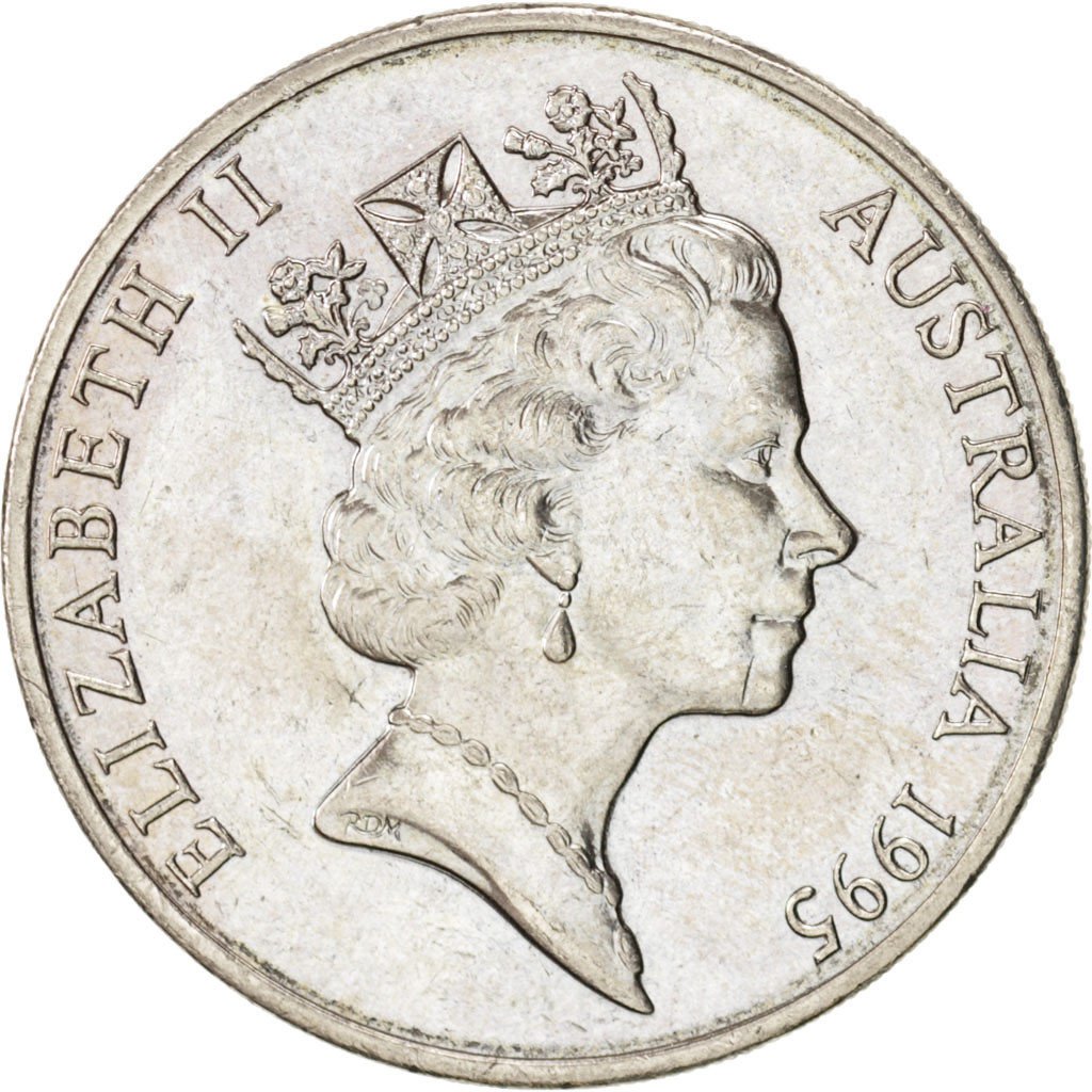 Australia, 20 Cents, 1995, KM #295, MS(63), Cupro-nickel, 28.65, 11.42