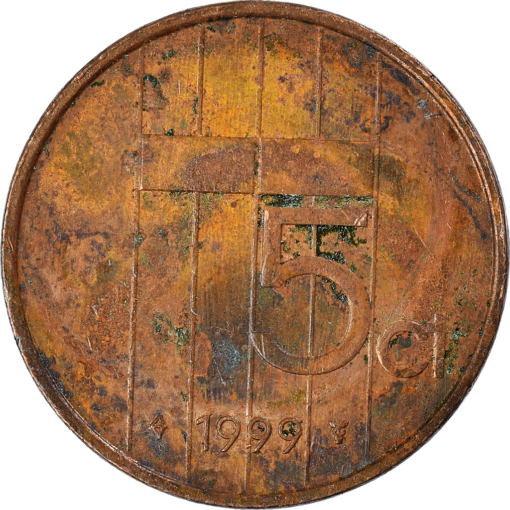 Moeda, Países Baixos, 5 Cents, 1999