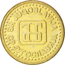YUGOSLAVIA, Para, 1994, KM #161, AU(55-58), Brass, 2.81