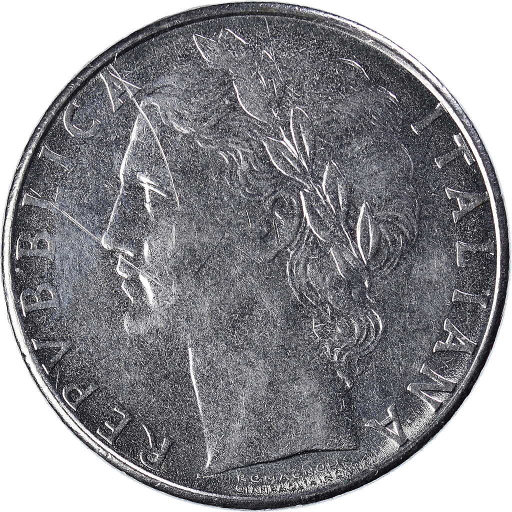Münze, Italien, 100 Lire, 1986
