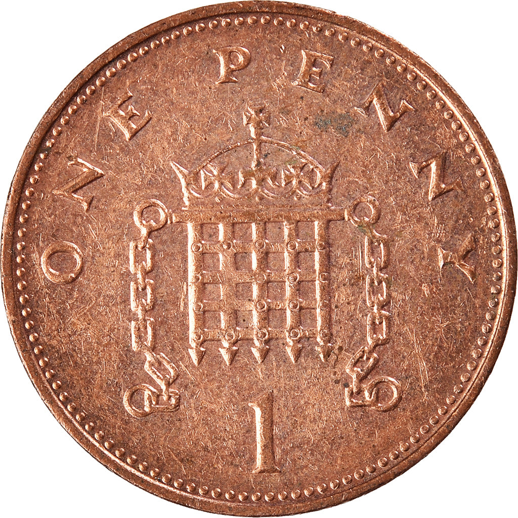 Münze, Großbritannien, Penny, 1999