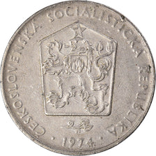 Coin, Czechoslovakia, 2 Koruny, 1974