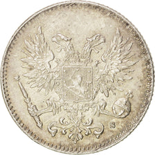 FINLAND, 50 Pennia, 1917, KM #20, MS(63), Silver, 18.6, 2.46