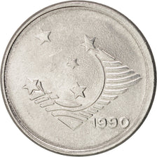 BRAZIL, Cruzeiro, 1990, KM #617, MS(63), Stainless Steel, 20.5, 3.53