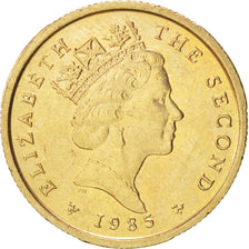 ISLE OF MAN, Pound, 1985, KM #151, MS(63), Nickel-Brass, 22.5, 9.48