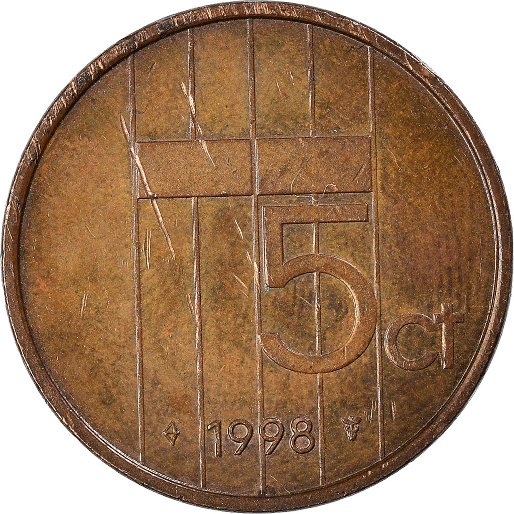 Munten, Nederland, 5 Cents, 1998