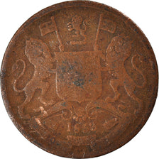 Monnaie, Inde britannique, 1/2 Pice, 1853