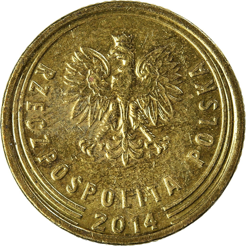 Monnaie, Pologne, 5 Groszy, 2014