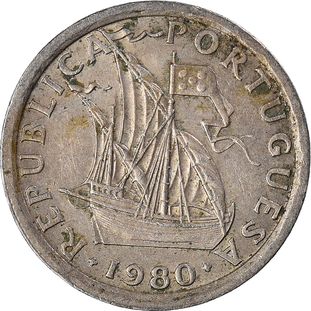 Moneta, Portogallo, 2-1/2 Escudos, 1980