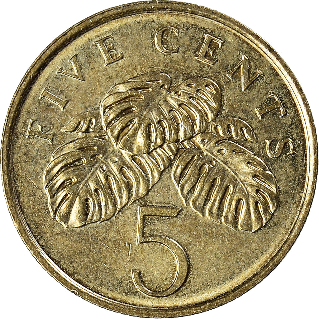 Münze, Singapur, 5 Cents, 2011