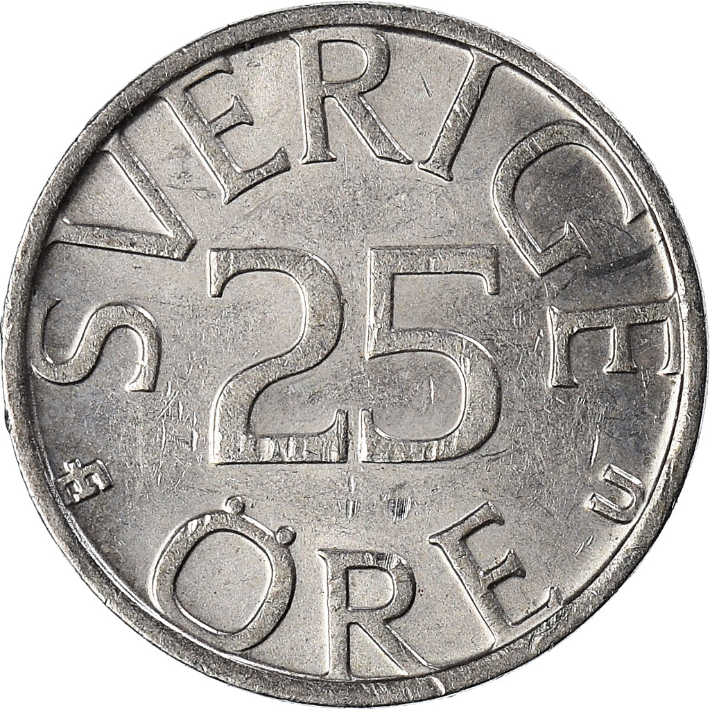 Moeda, Suécia, 25 Öre, 1981