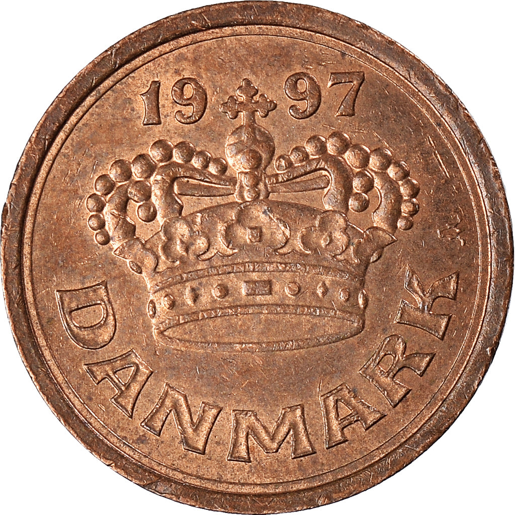 Moneda, Dinamarca, 25 Öre, 1997