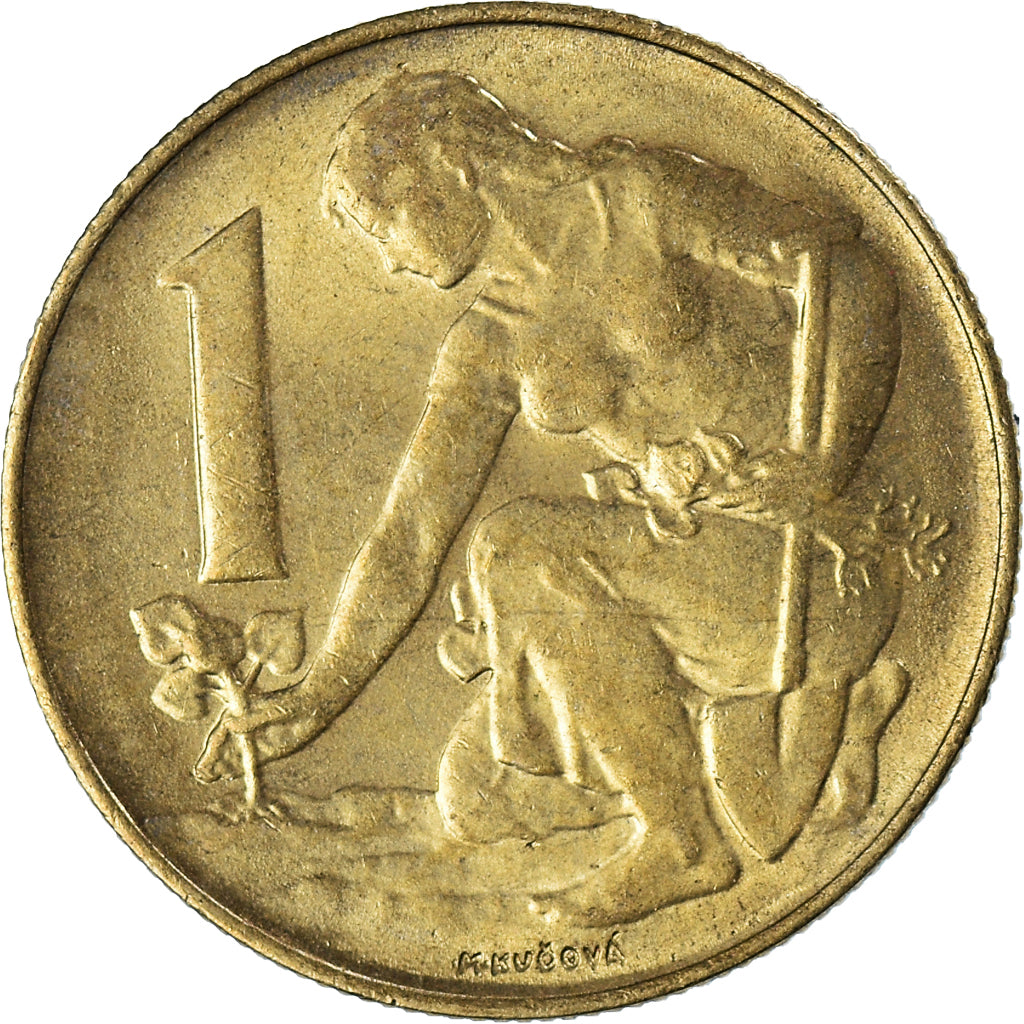 Moneda, Checoslovaquia, Koruna, 1991