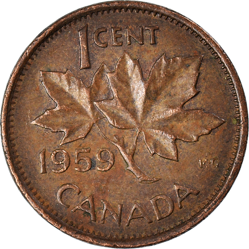 Monnaie, Canada, Cent, 1959