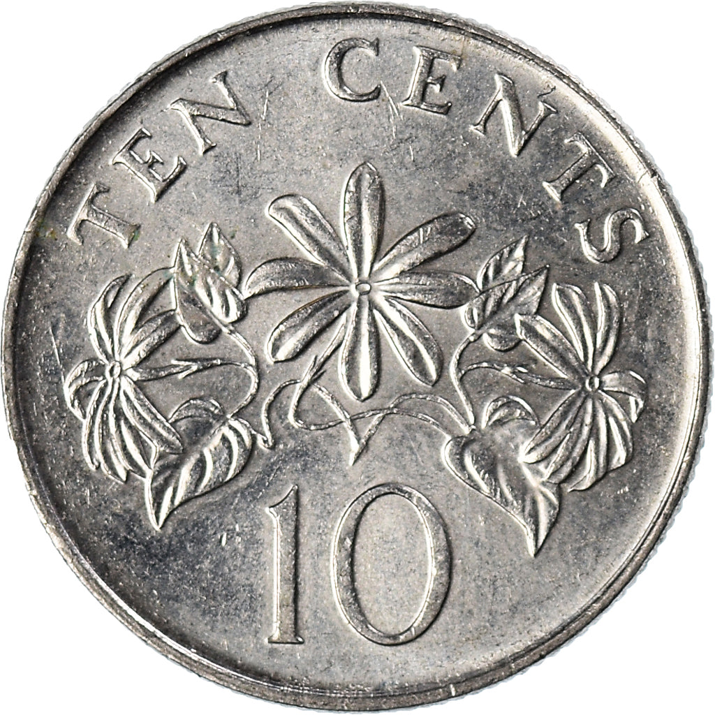 Coin, Singapore, 10 Cents, 2009