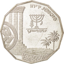 ISRAEL, New Sheqel, 1987, Stuttgart, KM #181, AU(55-58), Silver, 30, 14.37