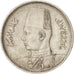 Moneda, Egipto, Farouk, 2 Piastres, 1937, British Royal Mint, MBC, Plata, KM:365