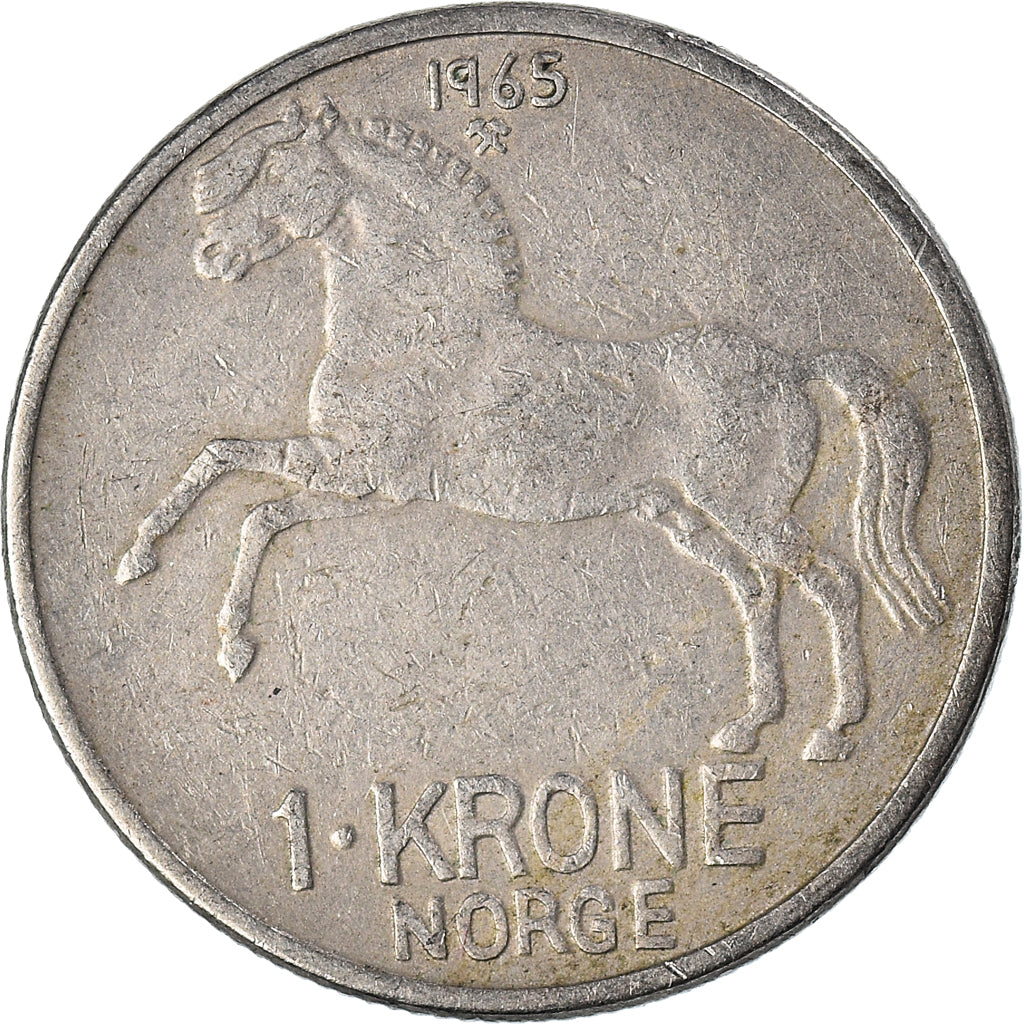 Munten, Noorwegen, Krone, 1965
