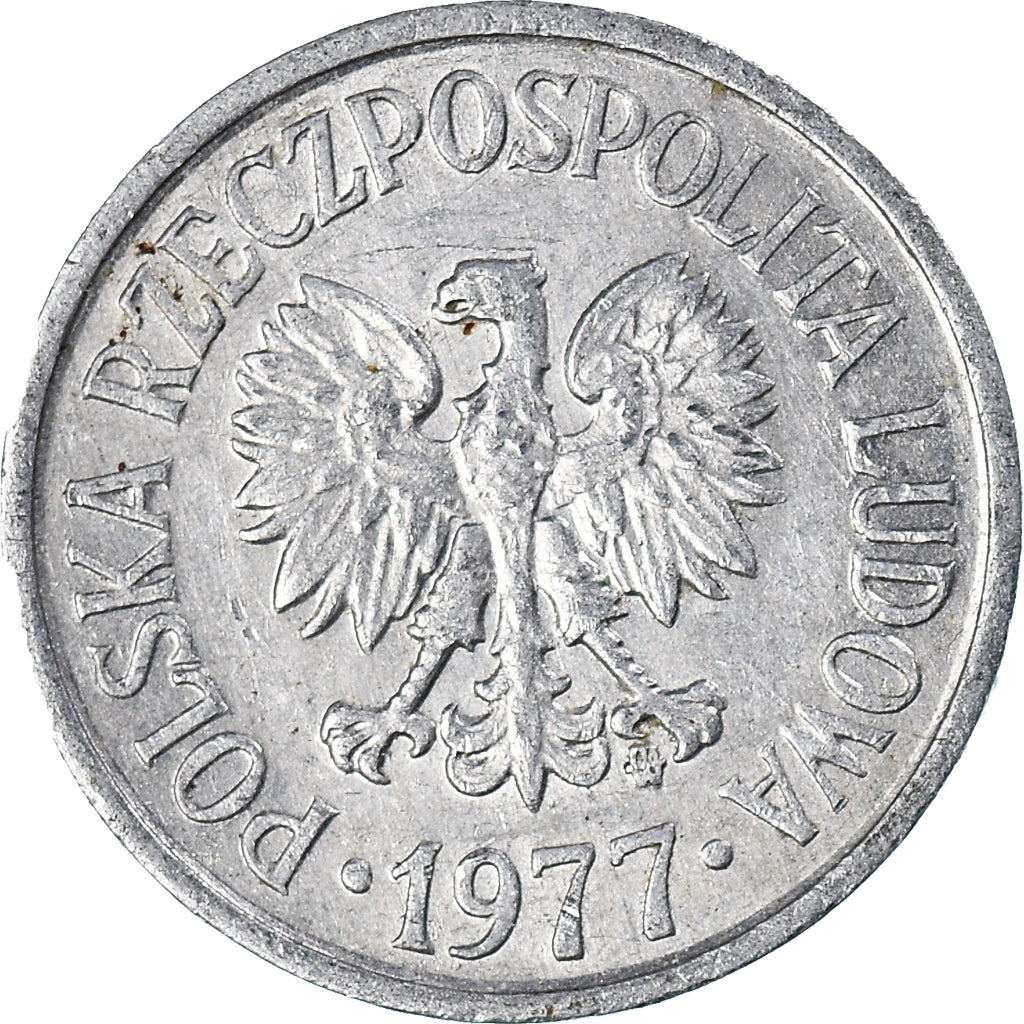 Moneta, Polonia, 20 Groszy, 1977