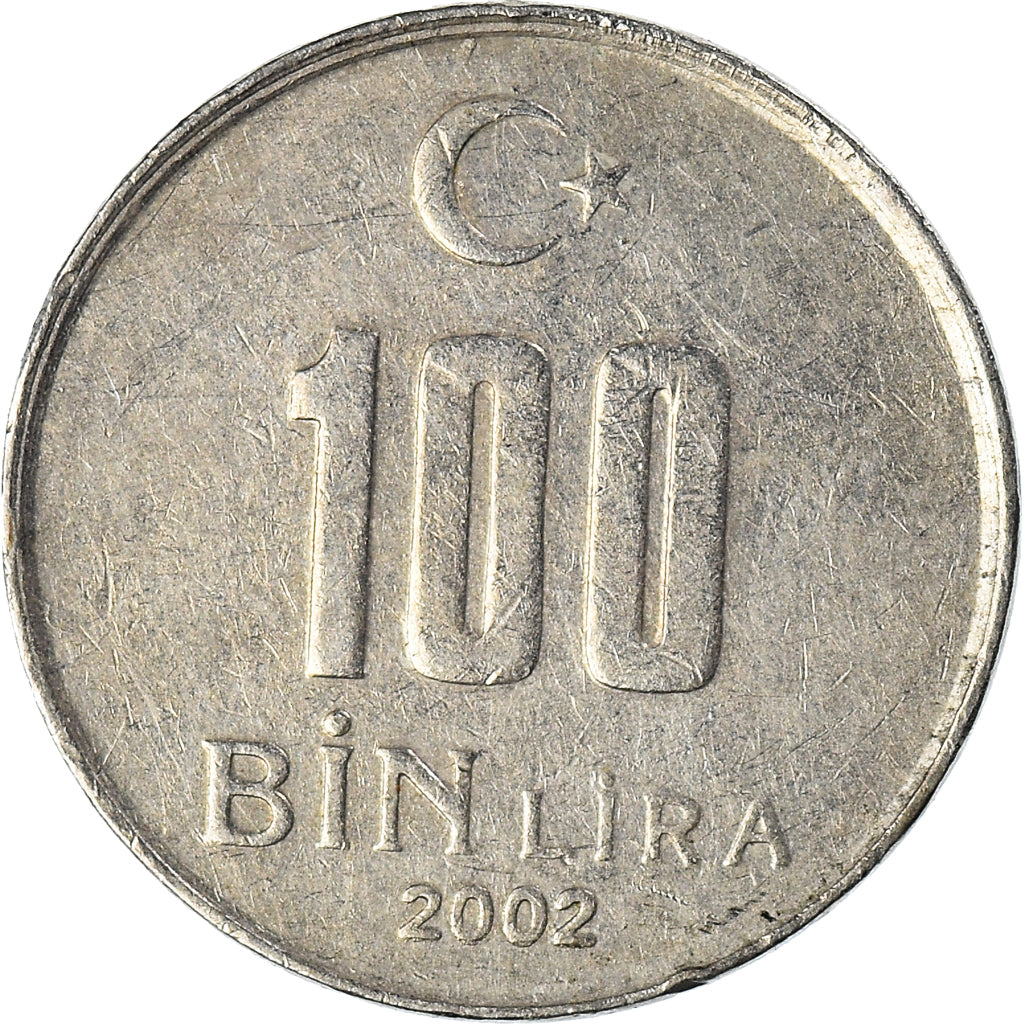 Moneta, Turchia, 100000 Lira, 100 Bin Lira, 2002