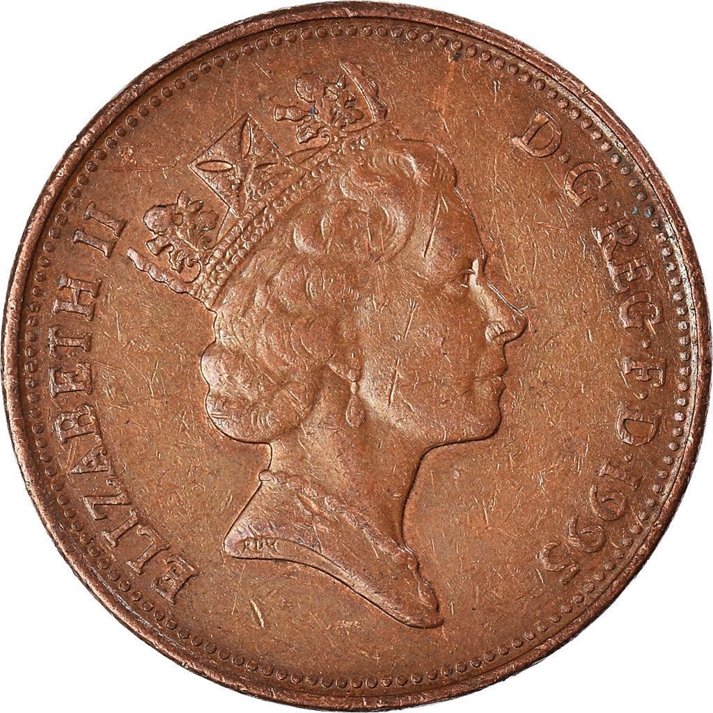 Monnaie, Grande-Bretagne, 2 Pence, 1995