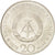 Moneda, REPÚBLICA DEMOCRÁTICA ALEMANA, 20 Mark, 1972, EBC, Cobre - níquel