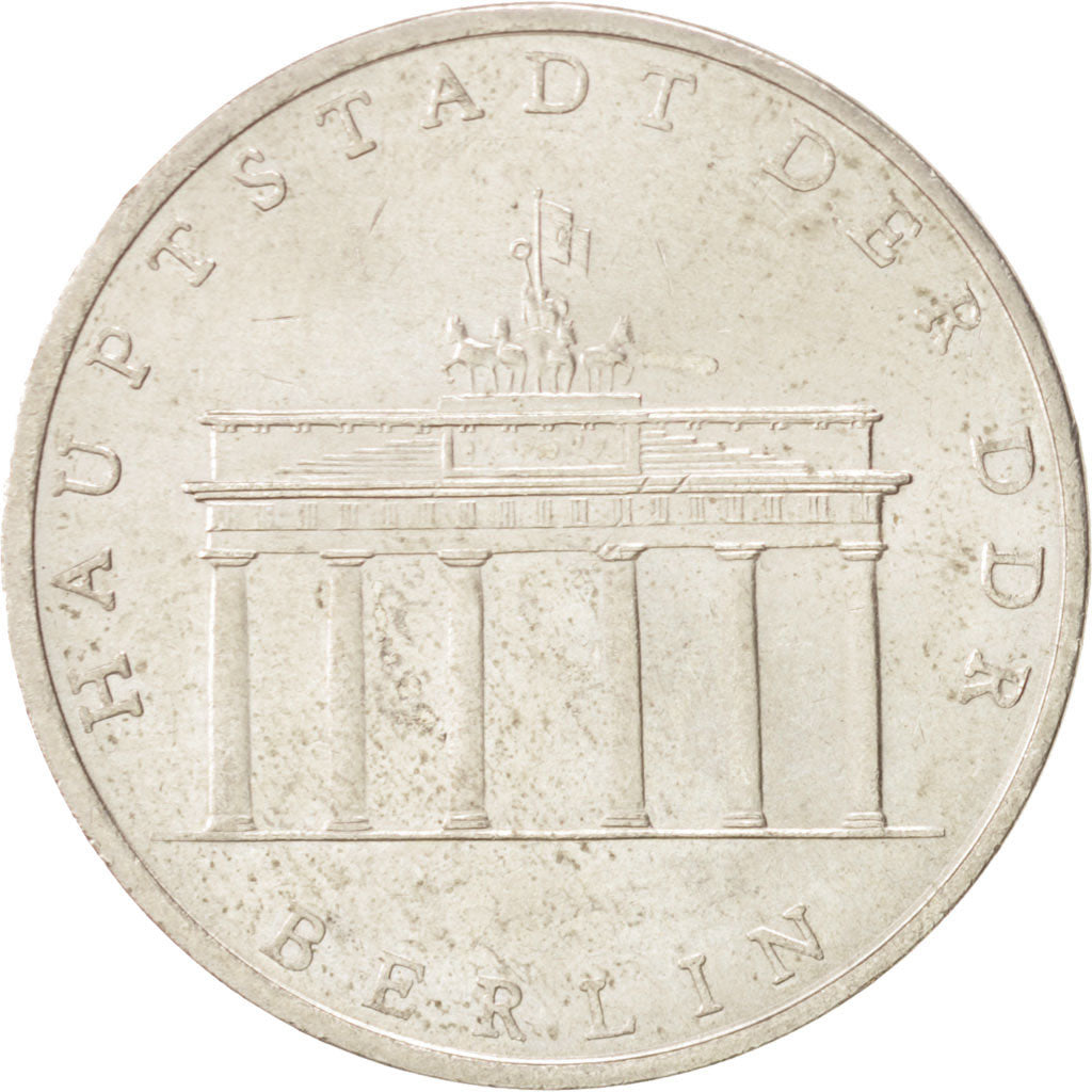 GERMAN-DEMOCRATIC REPUBLIC, 5 Mark, 1971, Berlin, KM #29, AU(55-58),...