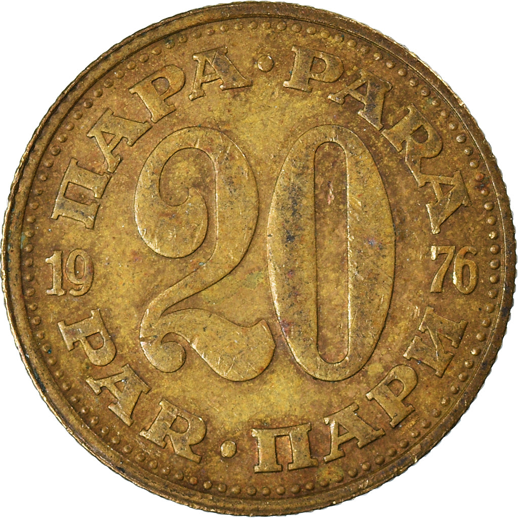 Coin, Yugoslavia, 20 Para, 1976