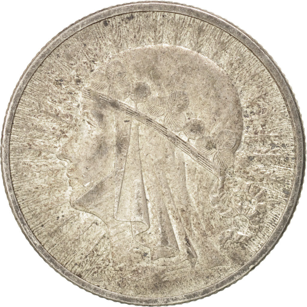 POLAND, 2 Zlote, 1933, Warsaw, KM #20, EF(40-45), Silver, 22, 4.32