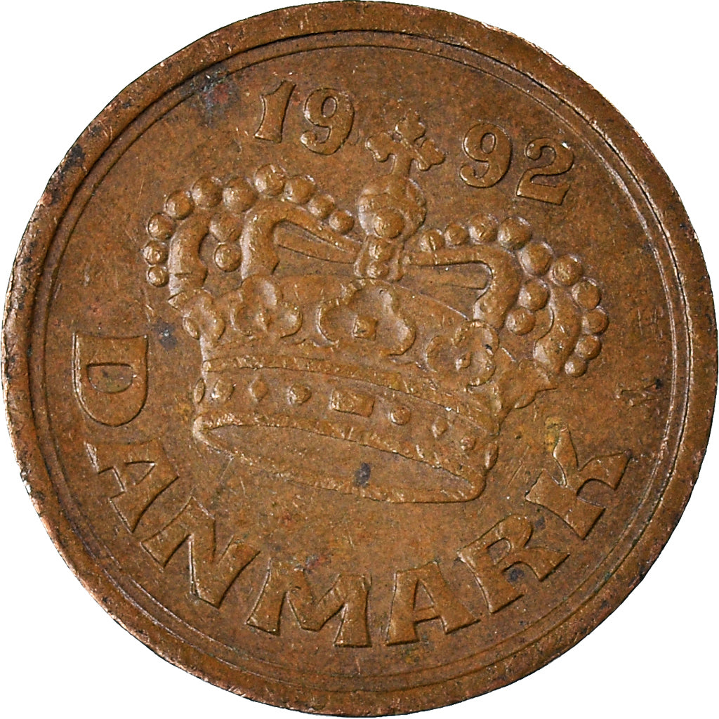 Moneta, Dania, 25 Öre, 1992