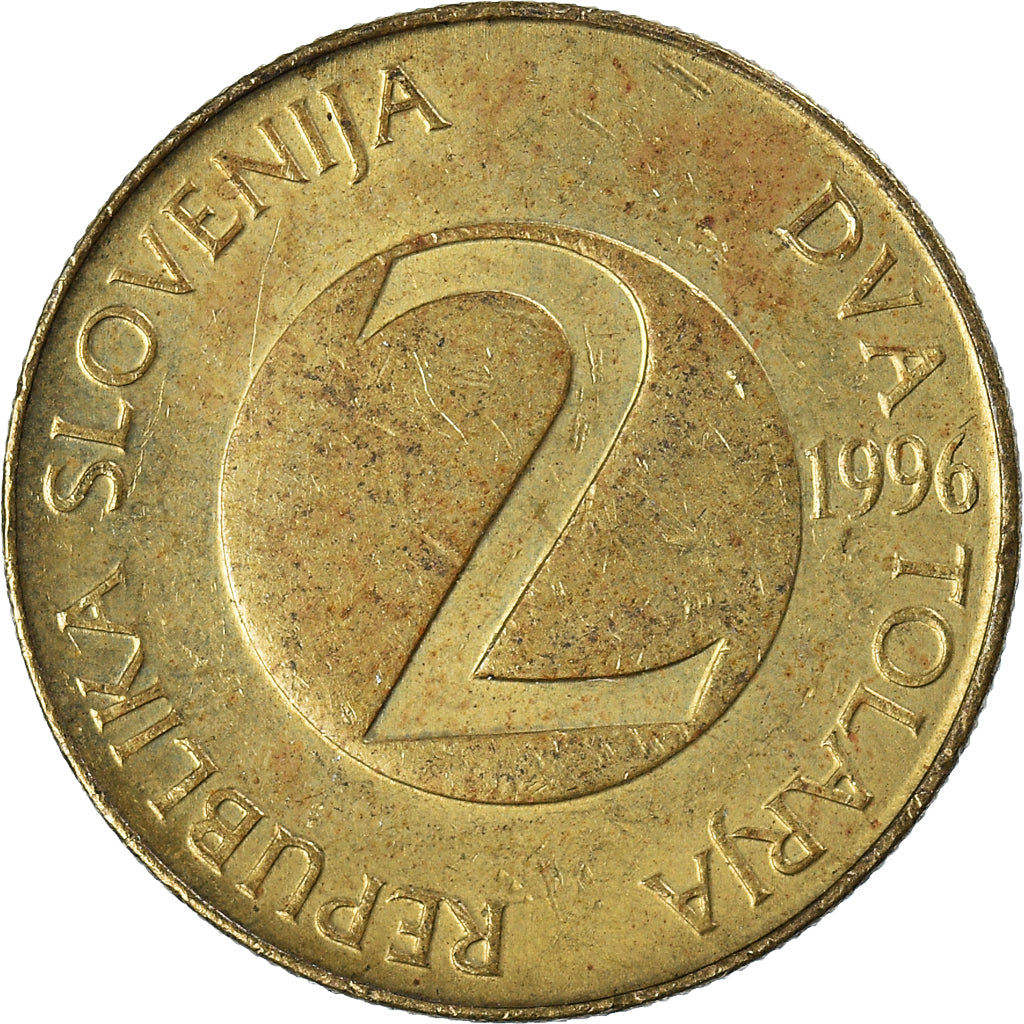 Monnaie, Slovénie, 2 Tolarja, 1996
