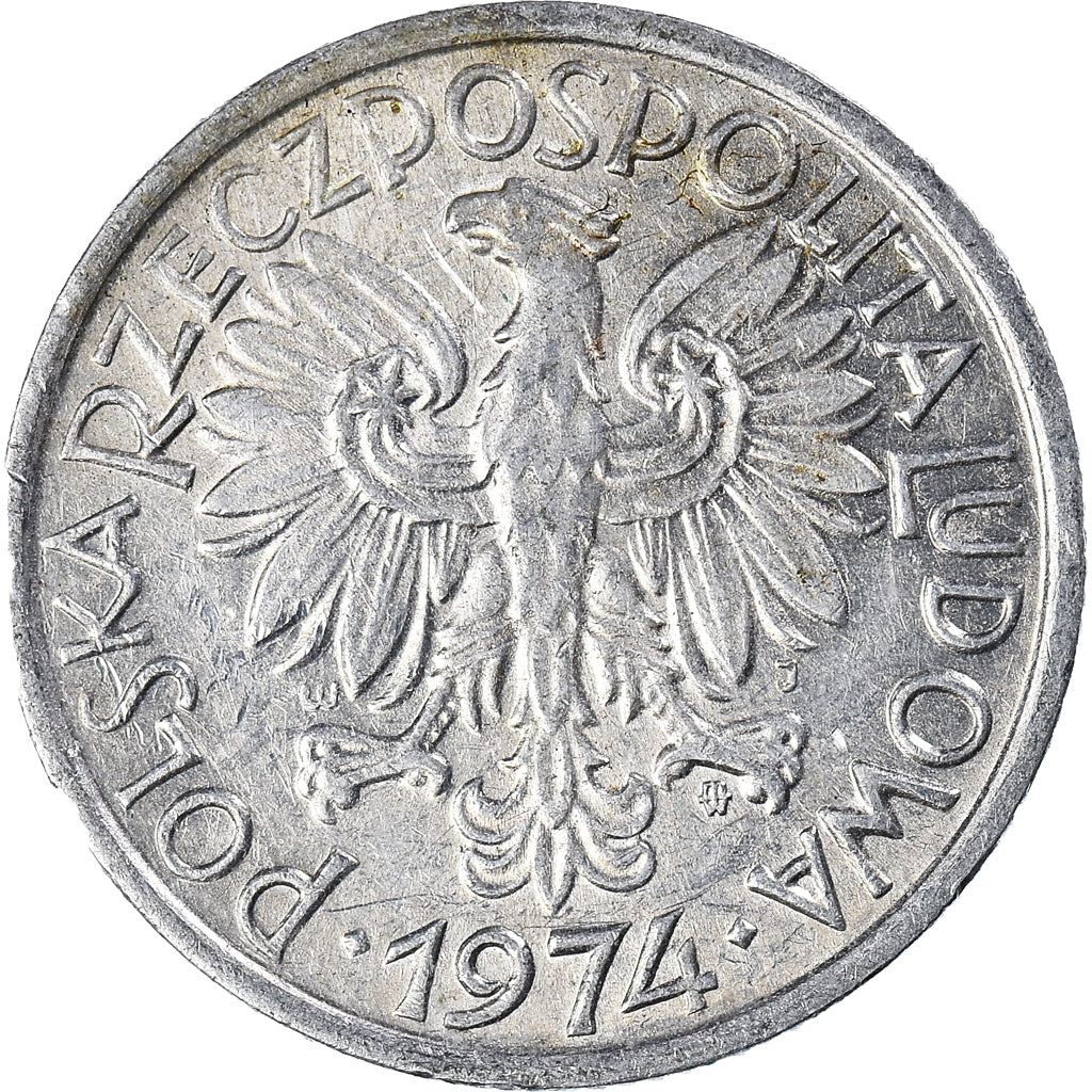Münze, Polen, 2 Zlote, 1974