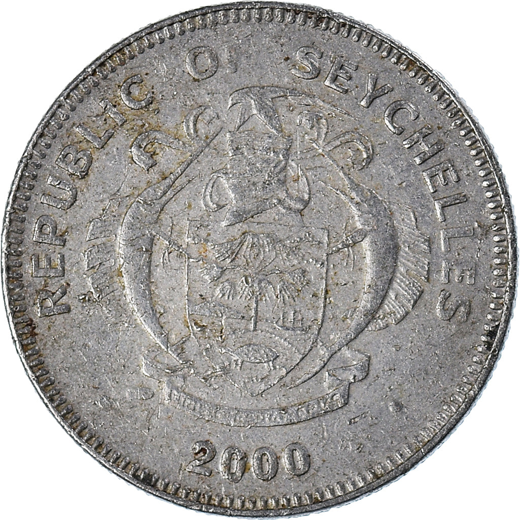 Monnaie, Seychelles, 25 Cents, 2000