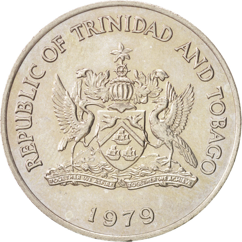 TRINIDAD & TOBAGO, Dollar, 1979, KM #38, MS(63), Copper-Nickel, 32, 12.70