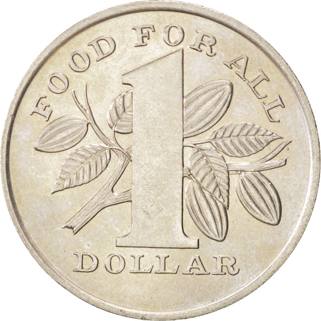 TRINIDAD & TOBAGO, Dollar, 1979, KM #38, MS(63), Copper-Nickel, 32, 12.70