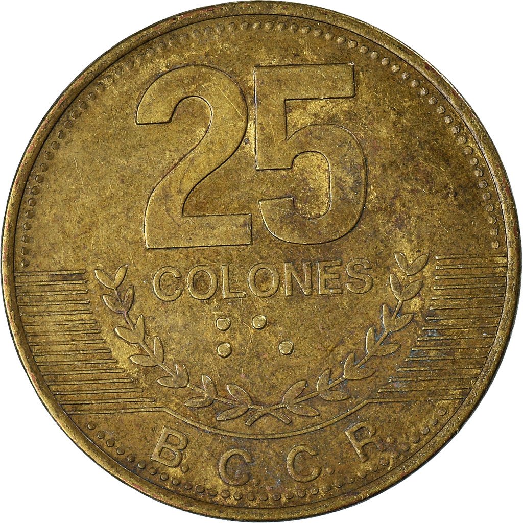 Münze, Costa Rica, 25 Colones, 2007