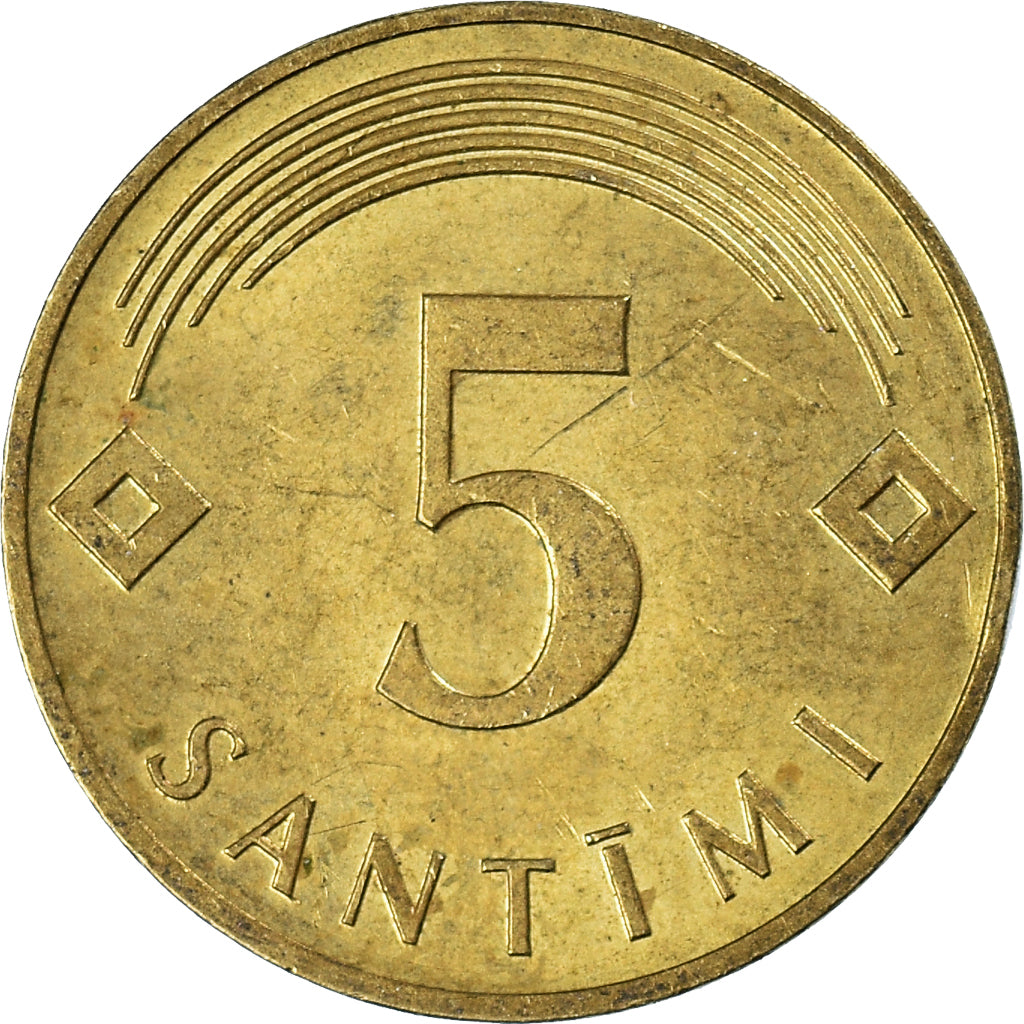 Coin, Latvia, 5 Santimi, 2007