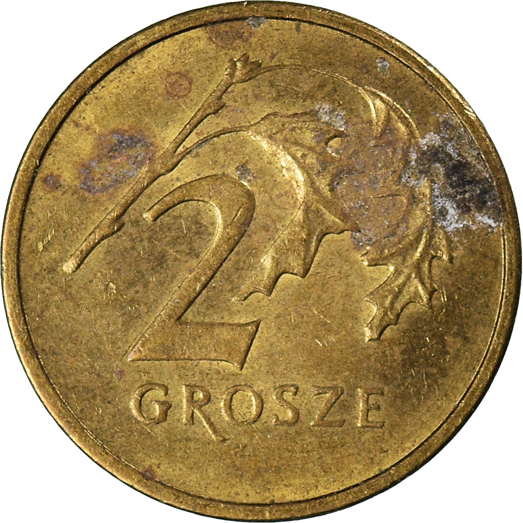 Münze, Polen, 2 Grosze, 2001