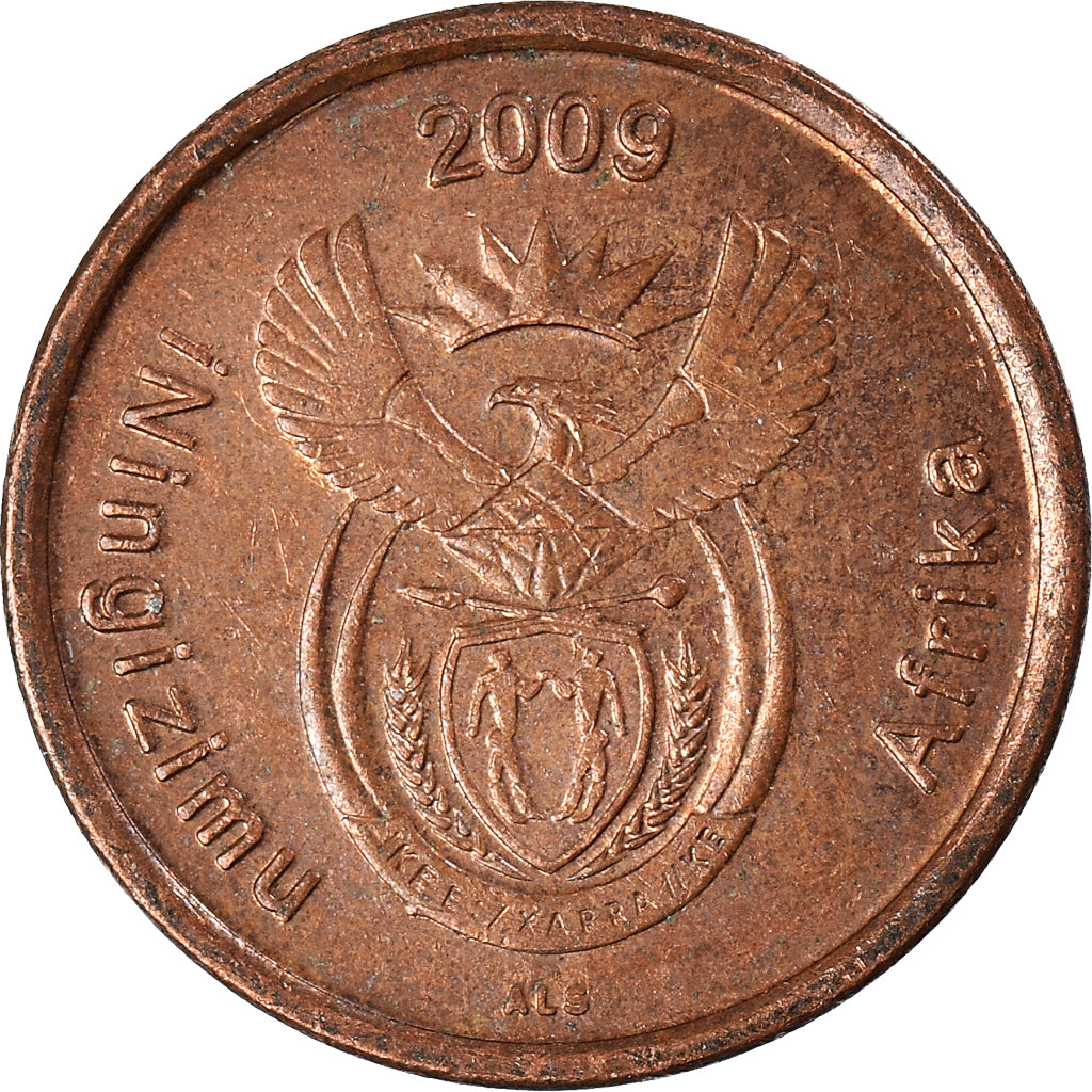 Moneda, Sudáfrica, 5 Cents, 2009