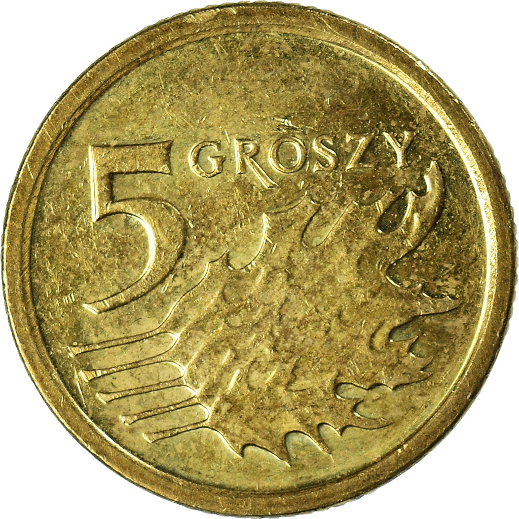 Münze, Polen, 5 Groszy, 2016