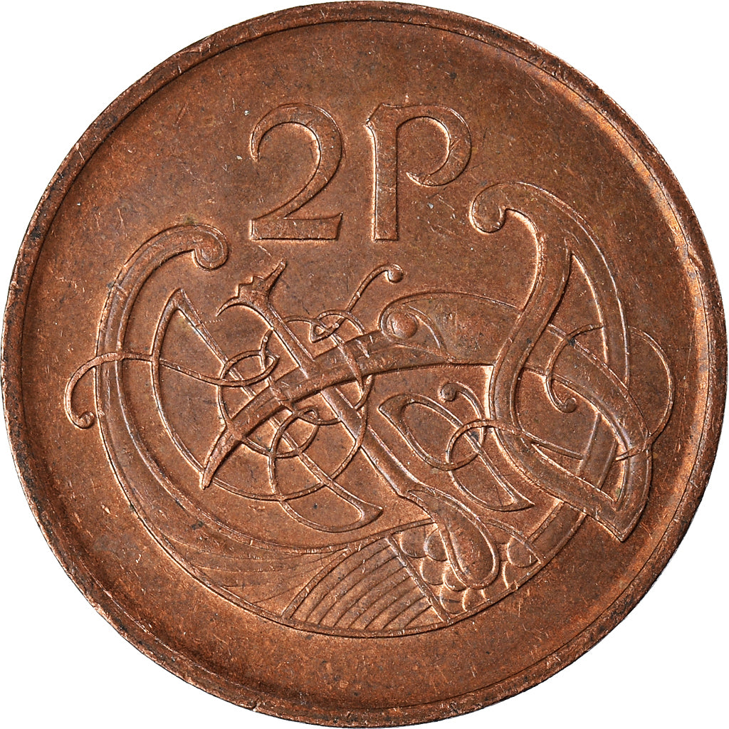 Moneda, REPÚBLICA DE IRLANDA, 2 Pence, 1992