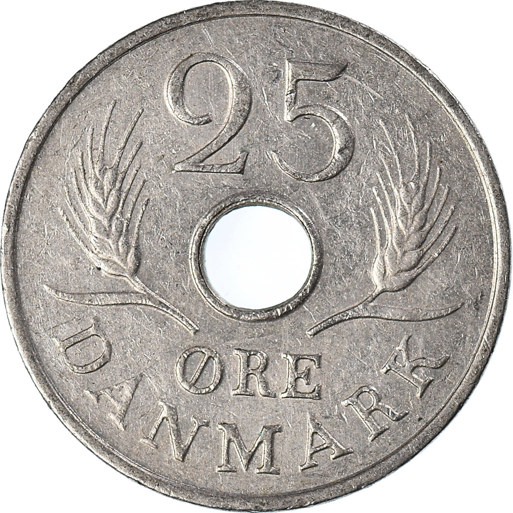 Monnaie, Danemark, 25 Öre, 1967