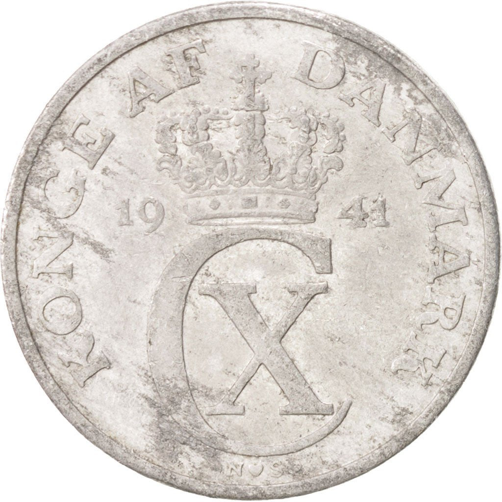 DENMARK, 5 Ore, 1941, Copenhagen, KM #834, VF(30-35), Aluminum, 2.37